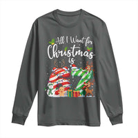 All I Want For Christmas Is 67 Long Sleeve Shirt Trending Meme Holiday Gift - Wonder Print Shop