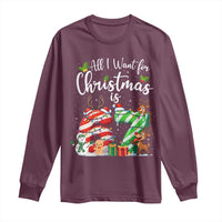 All I Want For Christmas Is 67 Long Sleeve Shirt Trending Meme Holiday Gift - Wonder Print Shop