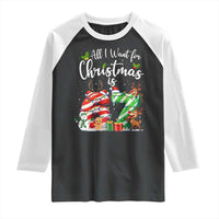 All I Want For Christmas Is 67 Raglan Shirt Trending Meme Holiday Gift - Wonder Print Shop
