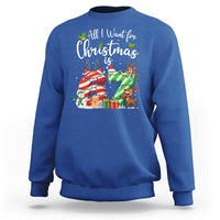 All I Want For Christmas Is 67 Sweatshirt Trending Meme Holiday Gift - Wonder Print Shop
