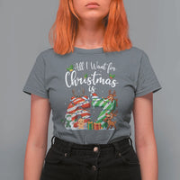 All I Want For Christmas Is 67 T Shirt For Women Trending Meme Holiday Gift - Wonder Print Shop