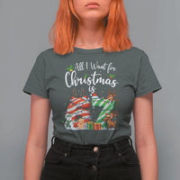 All I Want For Christmas Is 67 T Shirt For Women Trending Meme Holiday Gift - Wonder Print Shop