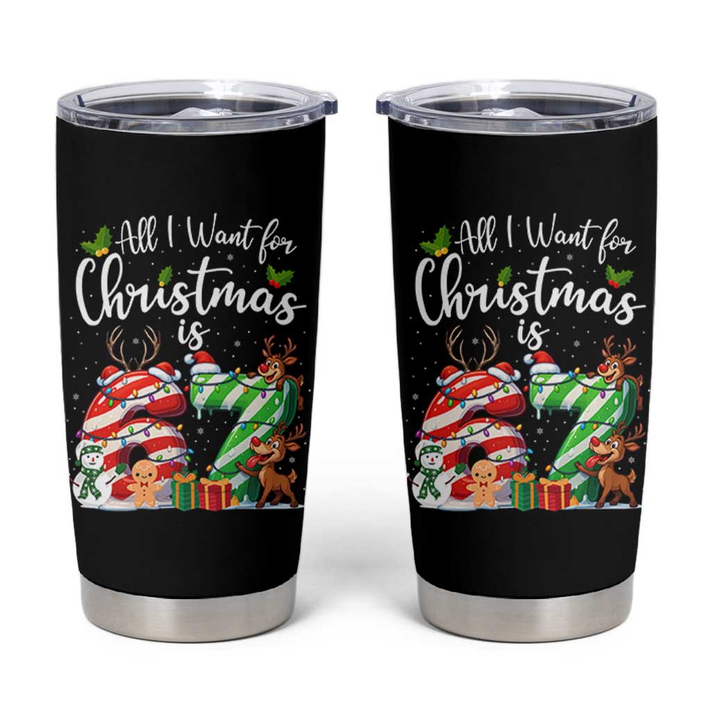 All I Want For Christmas Is 67 Tumbler Cup Trending Meme Holiday Gift - Wonder Print Shop