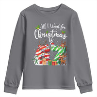 All I Want For Christmas Is 67 Youth Sweatshirt Trending Meme Holiday Gift - Wonder Print Shop