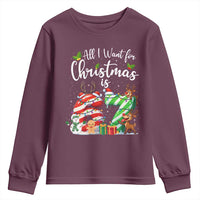 All I Want For Christmas Is 67 Youth Sweatshirt Trending Meme Holiday Gift - Wonder Print Shop