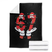 Funny 67 Meme Throw Blanket Funny Christmas Party Holiday Gift - Wonder Print Shop