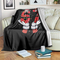 Funny 67 Meme Throw Blanket Funny Christmas Party Holiday Gift - Wonder Print Shop