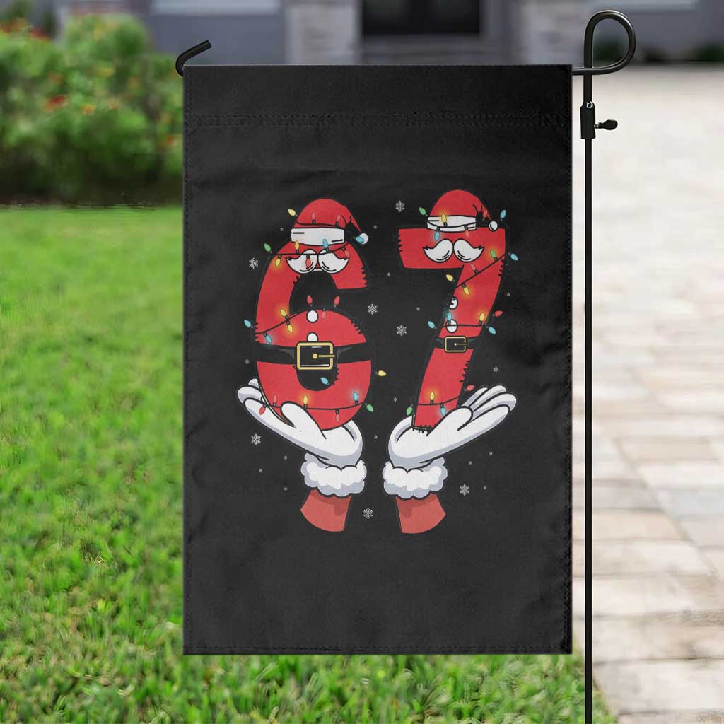 Funny 67 Meme Garden Flag Funny Christmas Party Holiday Gift - Wonder Print Shop