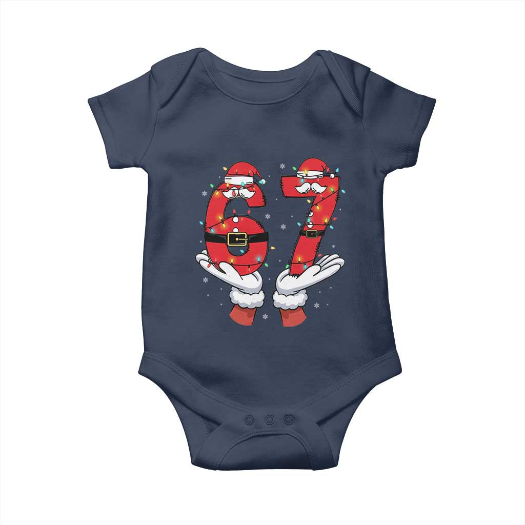 Funny 67 Meme Baby Onesie Funny Christmas Party Holiday Gift - Wonder Print Shop