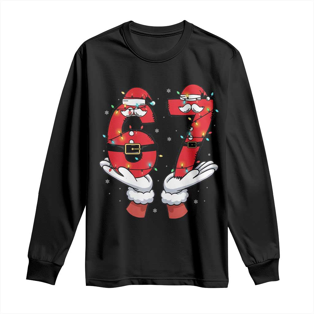 Funny 67 Meme Long Sleeve Shirt Funny Christmas Party Holiday Gift - Wonder Print Shop