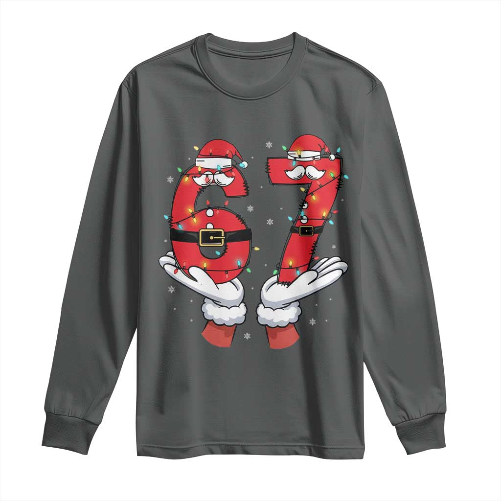 Funny 67 Meme Long Sleeve Shirt Funny Christmas Party Holiday Gift - Wonder Print Shop