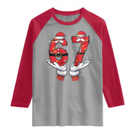 Funny 67 Meme Raglan Shirt Funny Christmas Party Holiday Gift - Wonder Print Shop