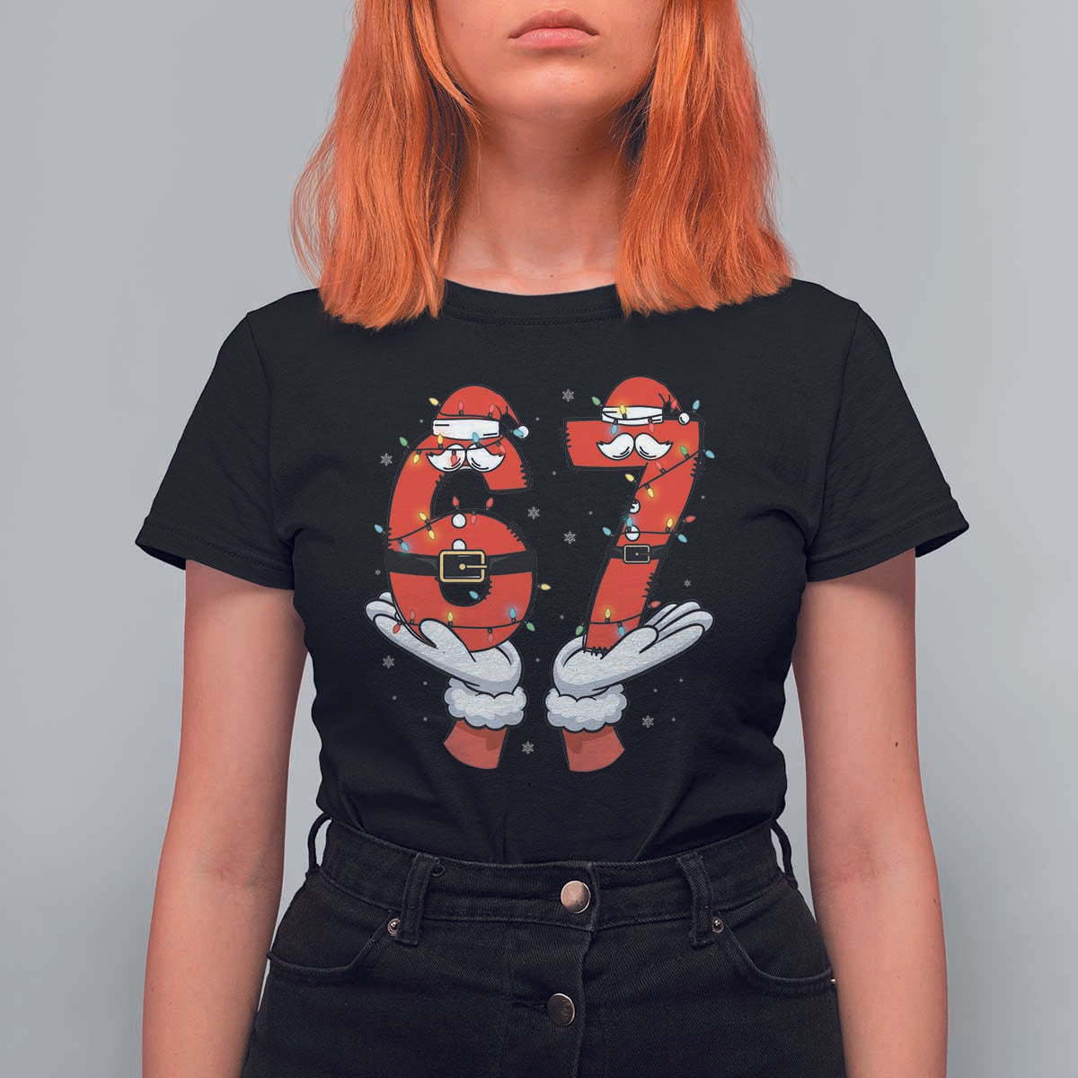Funny 67 Meme T Shirt For Women Funny Christmas Party Holiday Gift - Wonder Print Shop