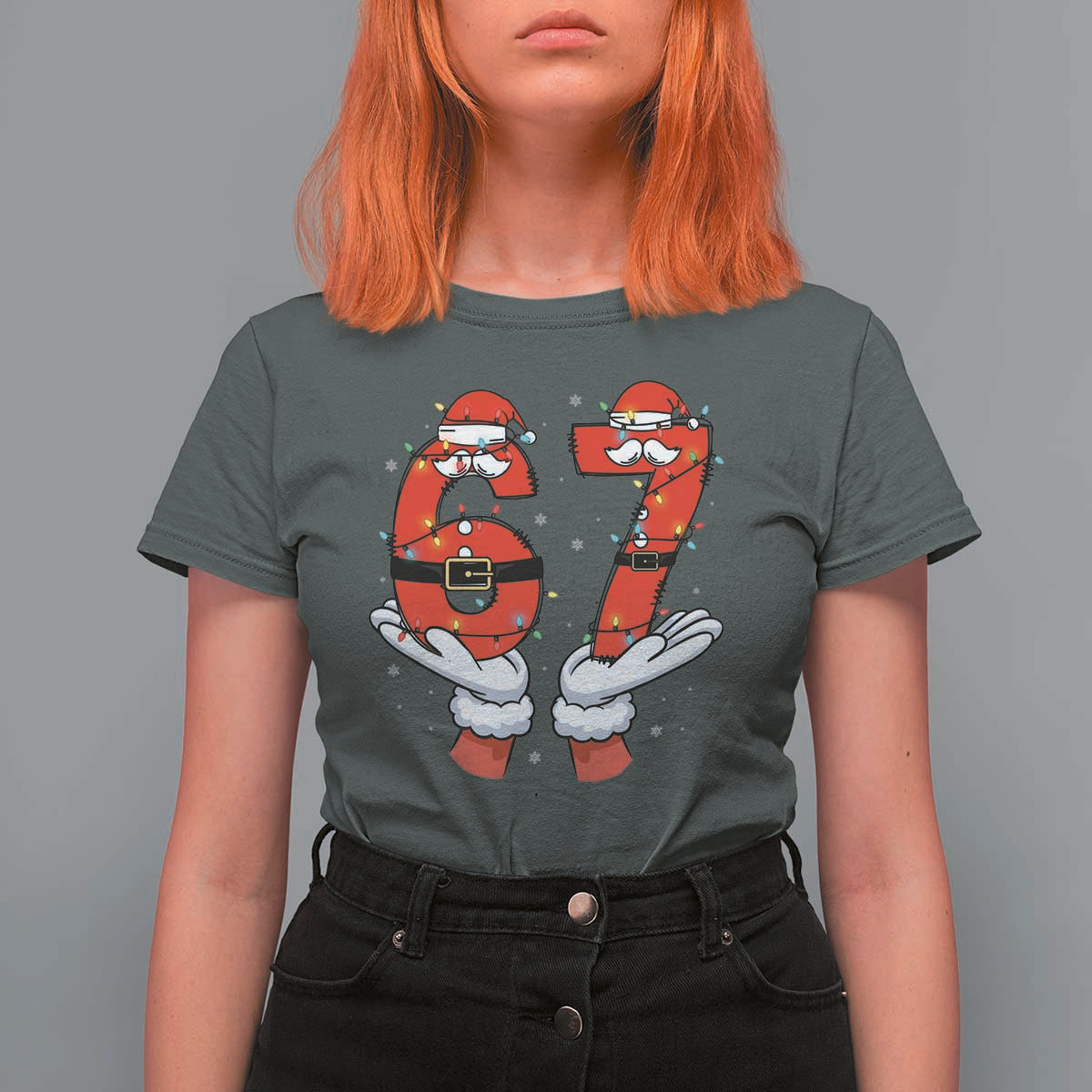 Funny 67 Meme T Shirt For Women Funny Christmas Party Holiday Gift - Wonder Print Shop