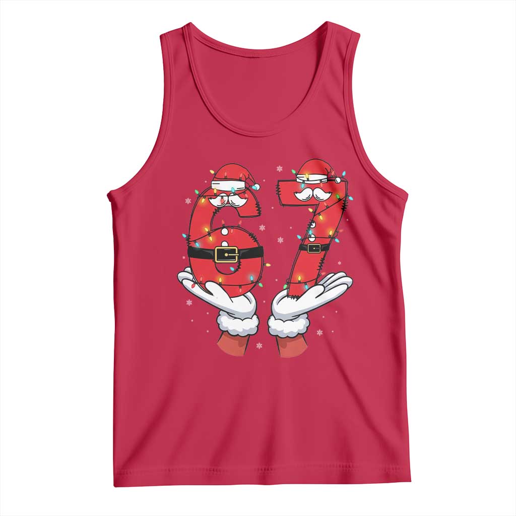 Funny 67 Meme Tank Top Funny Christmas Party Holiday Gift - Wonder Print Shop
