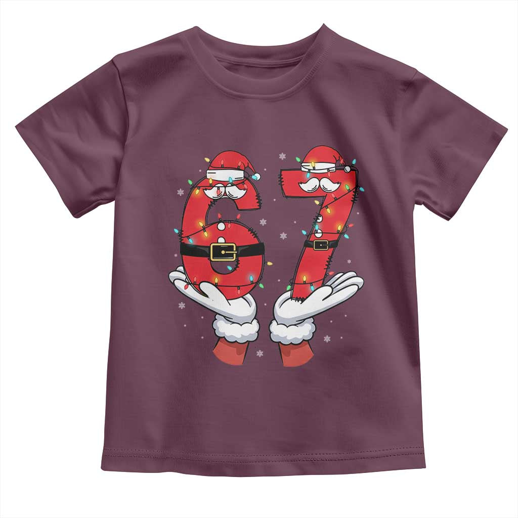 Funny 67 Meme Toddler T Shirt Funny Christmas Party Holiday Gift - Wonder Print Shop