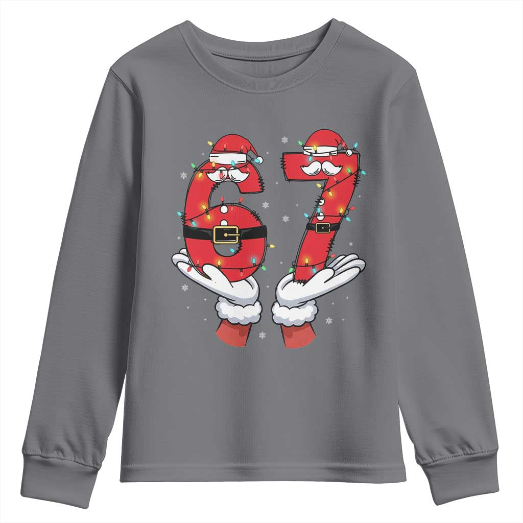Funny 67 Meme Youth Sweatshirt Funny Christmas Party Holiday Gift - Wonder Print Shop