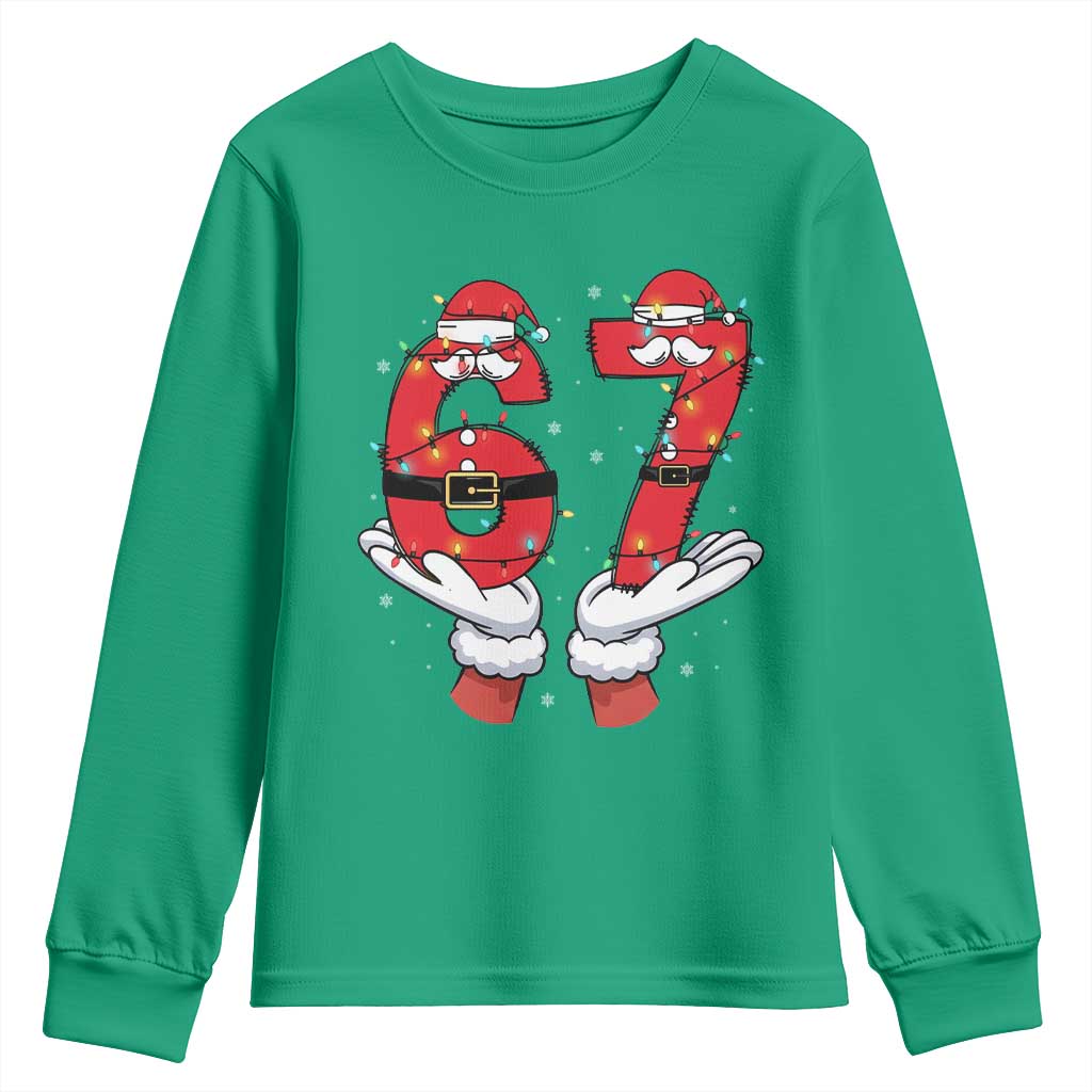 Funny 67 Meme Youth Sweatshirt Funny Christmas Party Holiday Gift - Wonder Print Shop