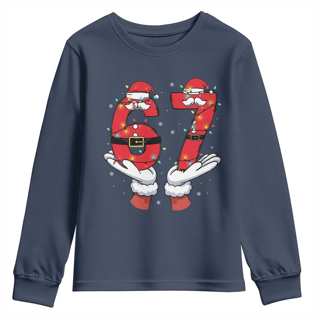 Funny 67 Meme Youth Sweatshirt Funny Christmas Party Holiday Gift - Wonder Print Shop
