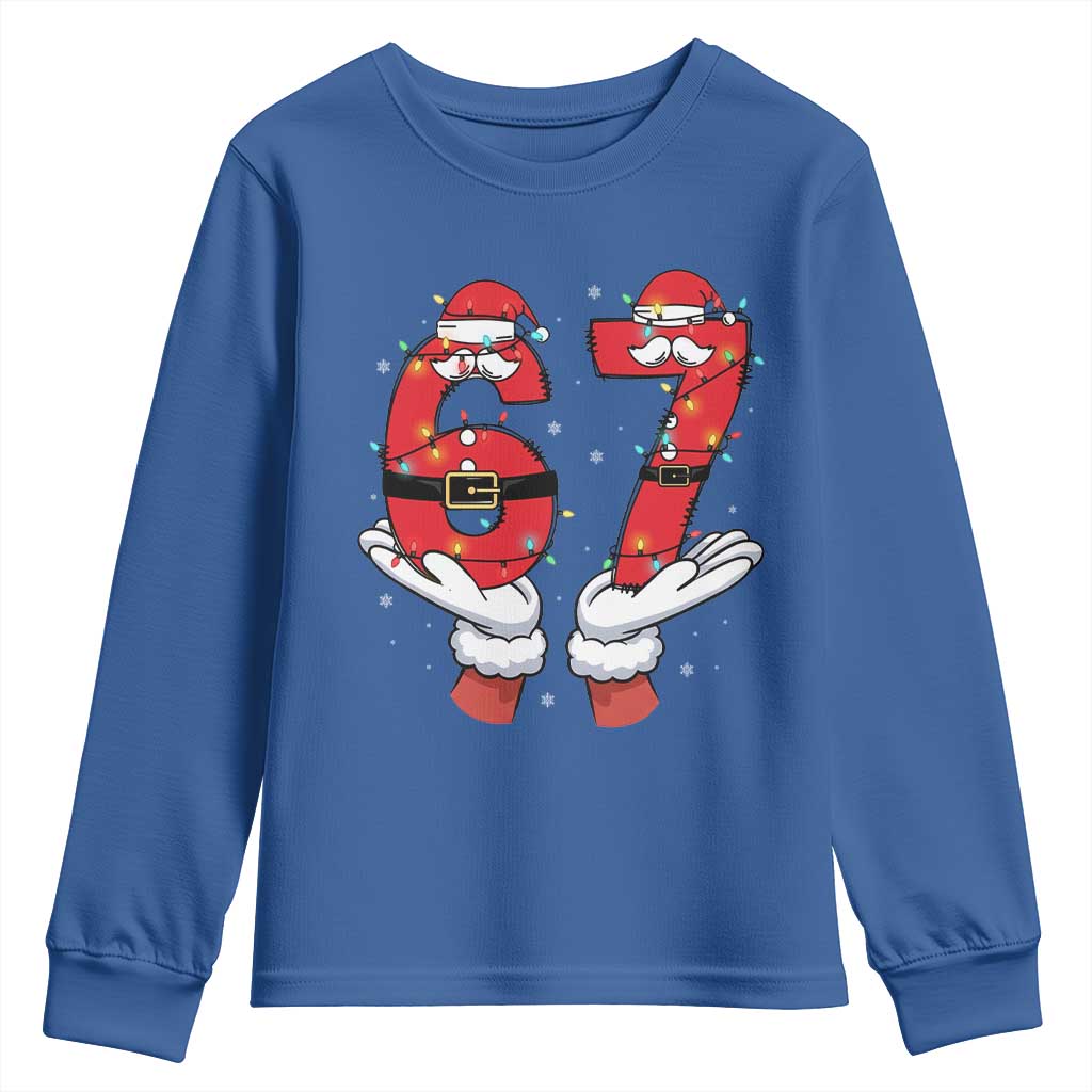 Funny 67 Meme Youth Sweatshirt Funny Christmas Party Holiday Gift - Wonder Print Shop