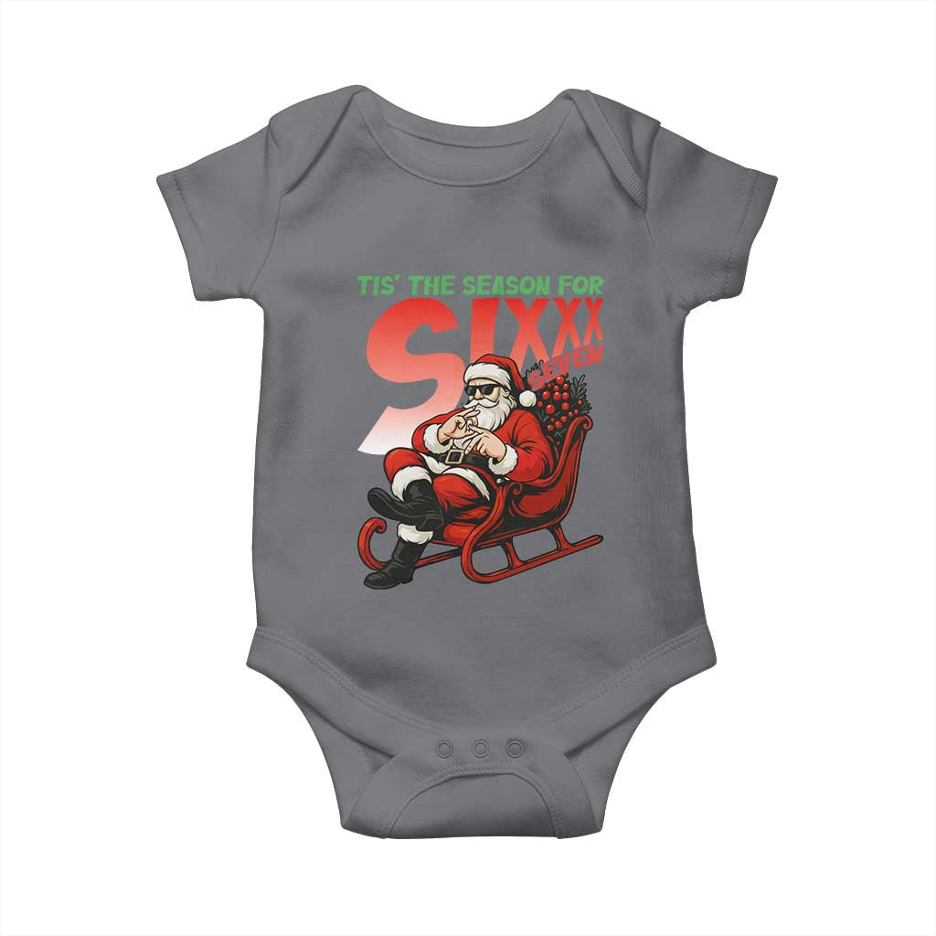 Tis The Season For Sixx Seven Meme Baby Onesie Funny Trendy Christmas Party Gift - Wonder Print Shop