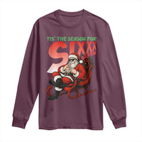 Tis The Season For Sixx Seven Meme Long Sleeve Shirt Funny Trendy Christmas Party Gift - Wonder Print Shop