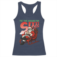 Tis The Season For Sixx Seven Meme Racerback Tank Top Funny Trendy Christmas Party Gift - Wonder Print Shop