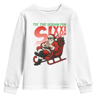 Tis The Season For Sixx Seven Meme Youth Sweatshirt Funny Trendy Christmas Party Gift - Wonder Print Shop