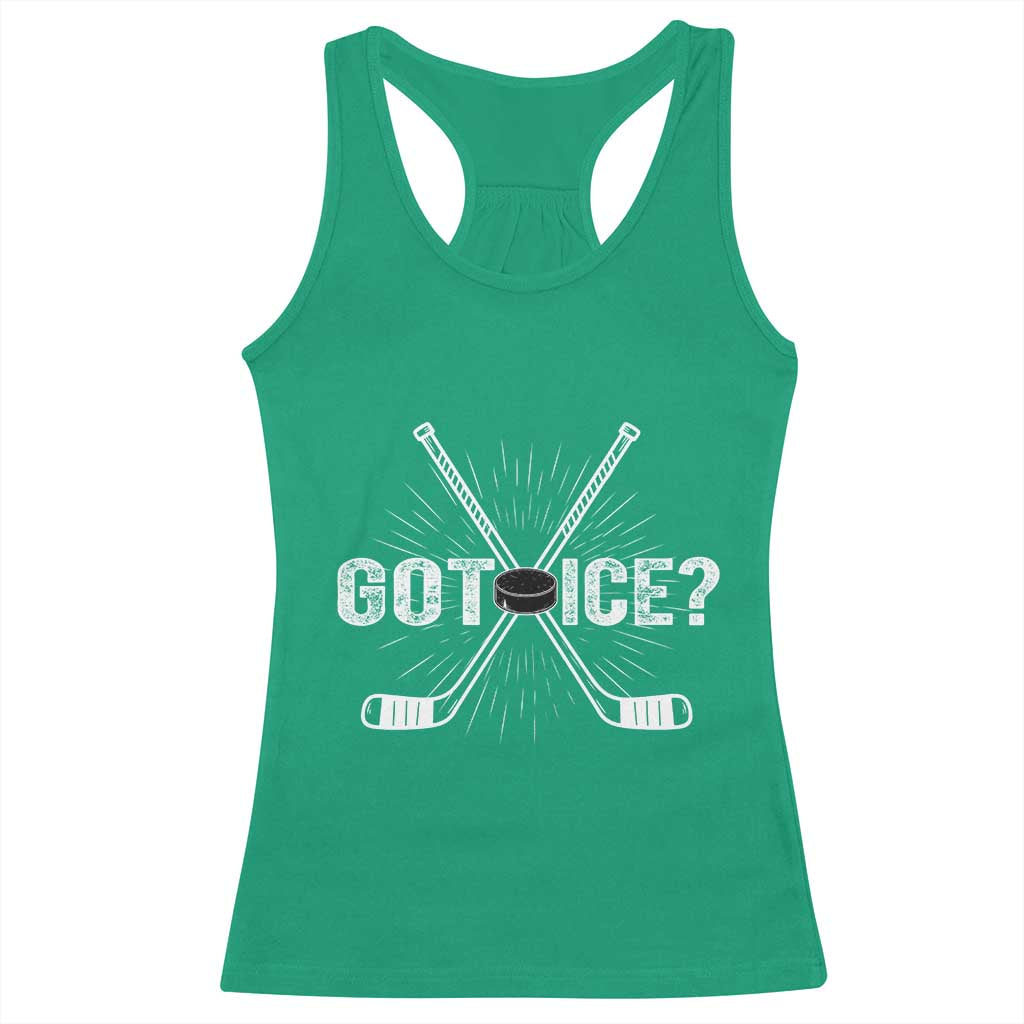 Funny Got Ice Hockey Player Gift Racerback Tank Top - Wonder Print Shop