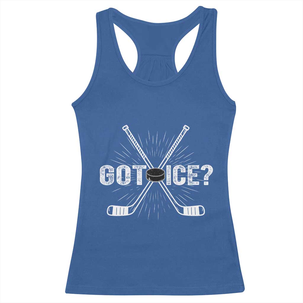 Funny Got Ice Hockey Player Gift Racerback Tank Top - Wonder Print Shop