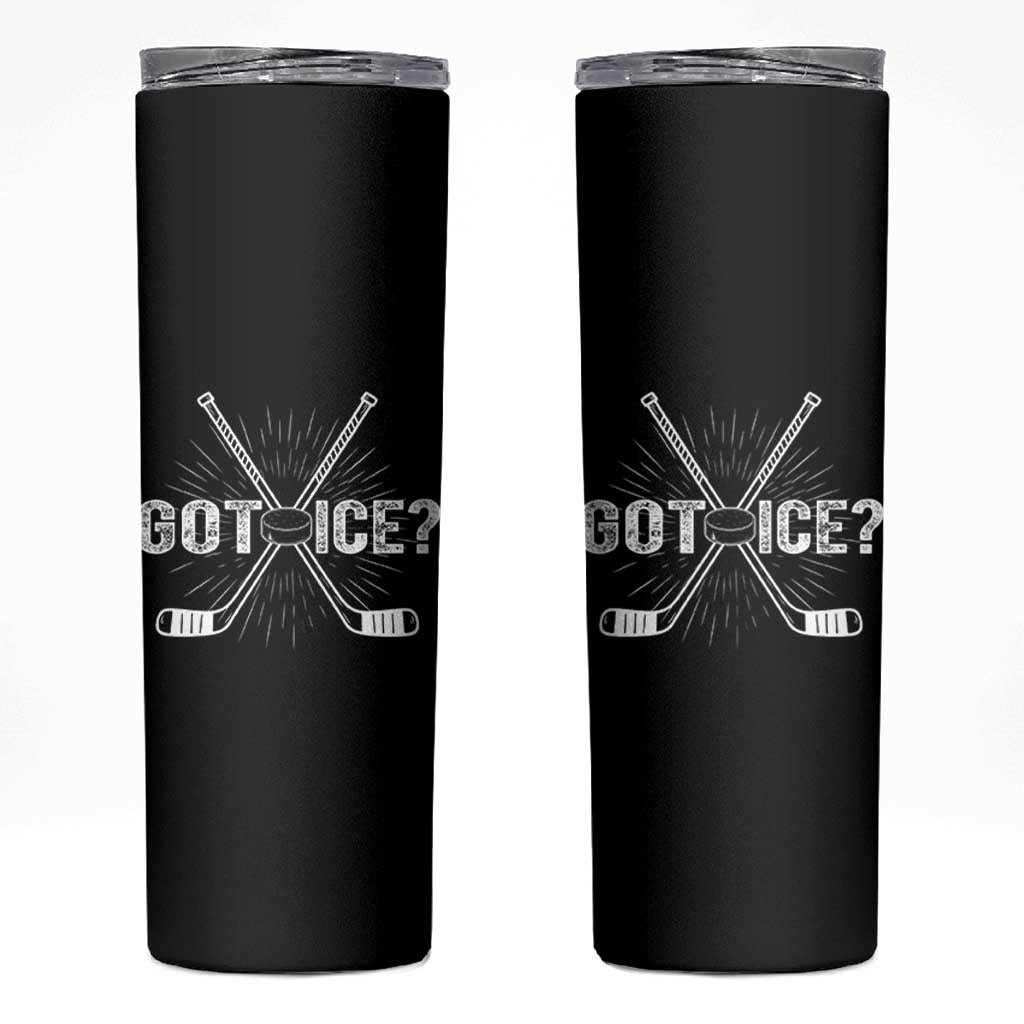 Funny Got Ice Hockey Player Gift Skinny Tumbler - Wonder Print Shop