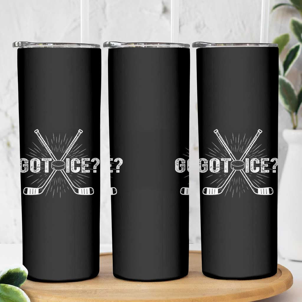 Funny Got Ice Hockey Player Gift Skinny Tumbler - Wonder Print Shop
