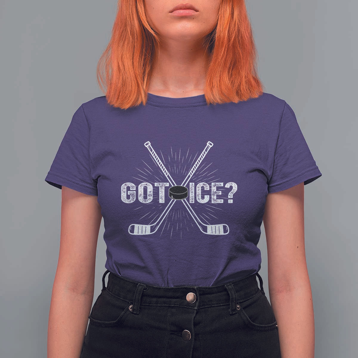 Funny Got Ice Hockey Player Gift T Shirt For Women - Wonder Print Shop