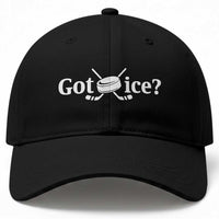 Got Ice Baseball Cap Funny Hockey Lover Gift