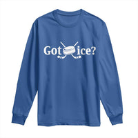 Got Ice Long Sleeve Shirt Funny Hockey Lover Gift - Wonder Print Shop