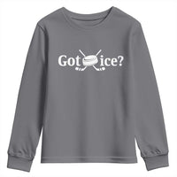 Got Ice Youth Sweatshirt Funny Hockey Lover Gift - Wonder Print Shop