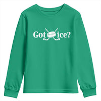 Got Ice Youth Sweatshirt Funny Hockey Lover Gift - Wonder Print Shop