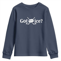 Got Ice Youth Sweatshirt Funny Hockey Lover Gift - Wonder Print Shop