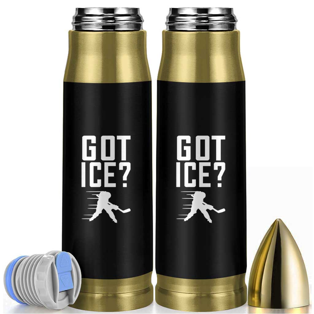Got Ice Bullet Tumbler Funny Youth Ice Hockey Gift - Wonder Print Shop