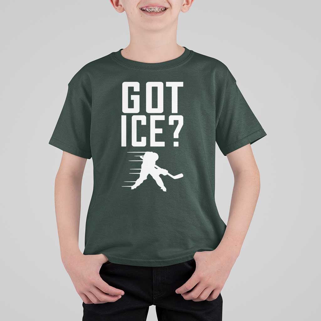 Got Ice T Shirt For Kid Funny Youth Ice Hockey Gift - Wonder Print Shop