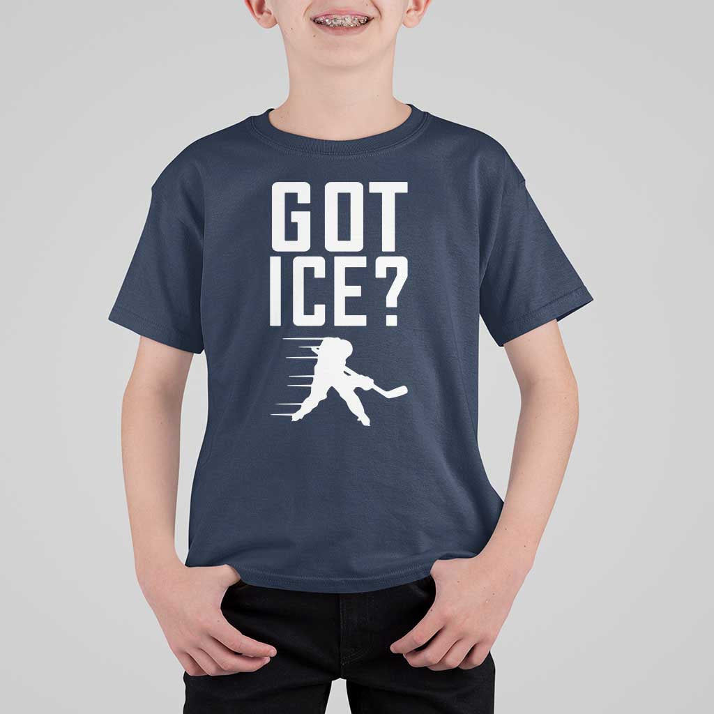 Got Ice T Shirt For Kid Funny Youth Ice Hockey Gift - Wonder Print Shop