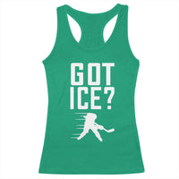 Got Ice Racerback Tank Top Funny Youth Ice Hockey Gift - Wonder Print Shop