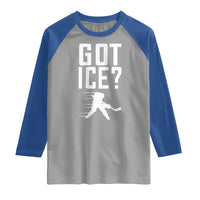 Got Ice Raglan Shirt Funny Youth Ice Hockey Gift - undefined