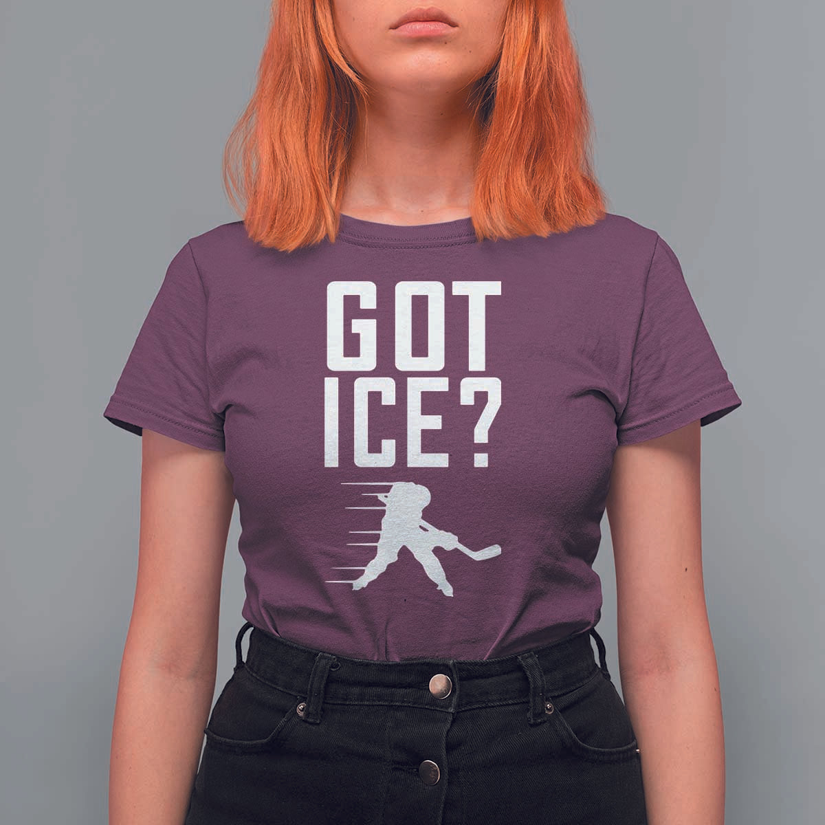 Got Ice T Shirt For Women Funny Youth Ice Hockey Gift - Wonder Print Shop
