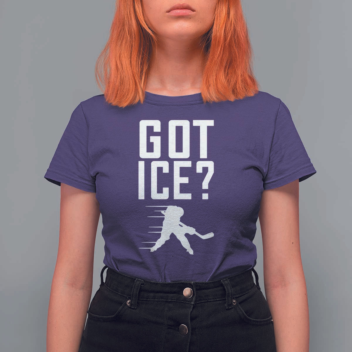 Got Ice T Shirt For Women Funny Youth Ice Hockey Gift - Wonder Print Shop