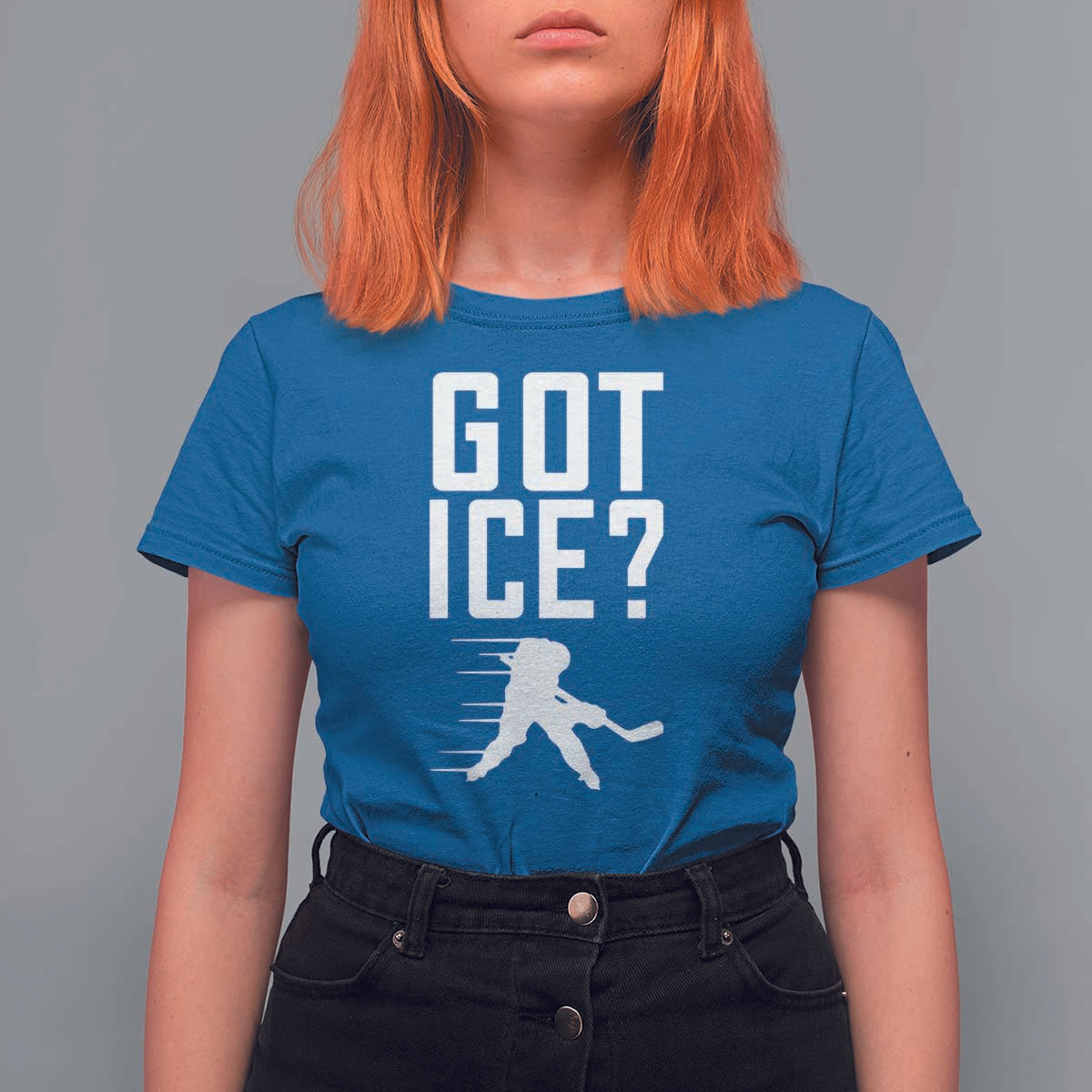 Got Ice T Shirt For Women Funny Youth Ice Hockey Gift - Wonder Print Shop