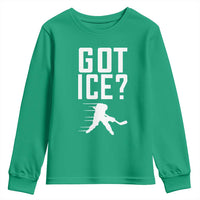 Got Ice Youth Sweatshirt Funny Youth Ice Hockey Gift - Wonder Print Shop