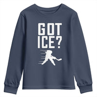 Got Ice Youth Sweatshirt Funny Youth Ice Hockey Gift - Wonder Print Shop