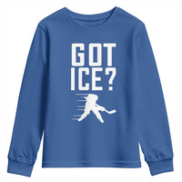 Got Ice Youth Sweatshirt Funny Youth Ice Hockey Gift - Wonder Print Shop