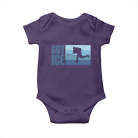 Got Ice Baby Onesie Ocean Blue Retro Ice Hockey Sport Lover Gift - Wonder Print Shop